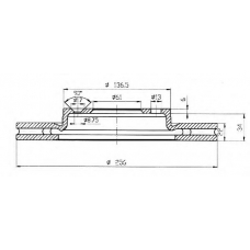 BDC4504 QUINTON HAZELL Тормозной диск