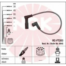 0645 NGK Комплект проводов зажигания