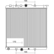 350213869000 MAGNETI MARELLI Радиатор, охлаждение двигателя