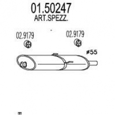 01.50247 MTS Средний глушитель выхлопных газов