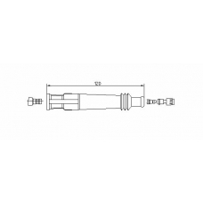 13226A5 BREMI Вилка, свеча зажигания