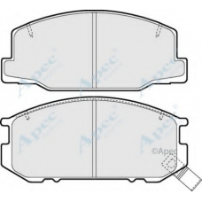 PAD738 APEC Комплект тормозных колодок, дисковый тормоз