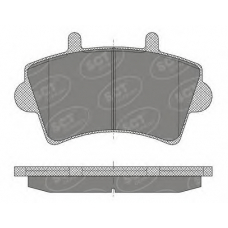 SP 419 PR SCT Комплект тормозных колодок, дисковый тормоз