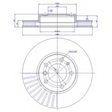 142.074 CAR Тормозной диск