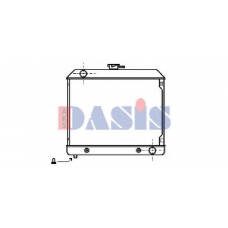 120120N AKS DASIS Радиатор, охлаждение двигателя