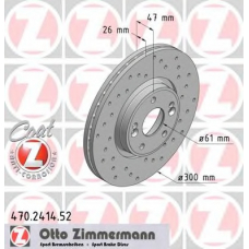 470.2414.52 ZIMMERMANN Тормозной диск