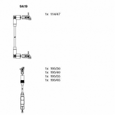 9A19 BREMI Комплект проводов зажигания