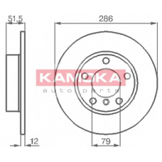 103496 KAMOKA Тормозной диск