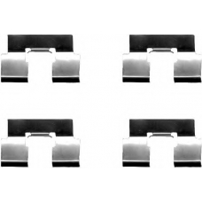 82058500 TEXTAR Комплектующие, колодки дискового тормоза