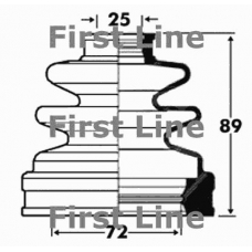 FCB2835 FIRST LINE Пыльник, приводной вал