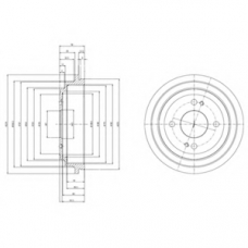 BF516 DELPHI Тормозной барабан