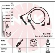 7312 NGK Комплект проводов зажигания