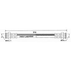 FBH6056 FIRST LINE Тормозной шланг