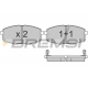 BP3147 BREMSI Комплект тормозных колодок, дисковый тормоз