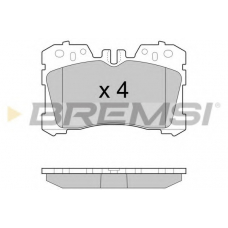 BP3462 BREMSI Комплект тормозных колодок, дисковый тормоз