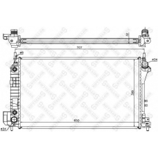 10-26001-SX STELLOX Радиатор, охлаждение двигателя