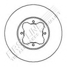 FBD816 FIRST LINE Тормозной диск