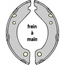 M716 MGA Комплект тормозных колодок, стояночная тормозная с