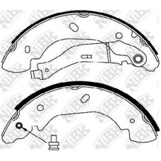 FN0575 NiBK Комплект тормозных колодок