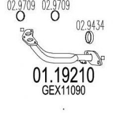 01.19210 MTS Труба выхлопного газа