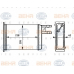 8FH 351 313-371 HELLA Теплообменник, отопление салона