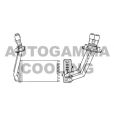 101664 AUTOGAMMA Теплообменник, отопление салона