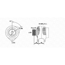 943346063010 MAGNETI MARELLI Генератор