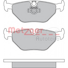 1170120 METZGER Комплект тормозных колодок, дисковый тормоз