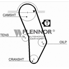 4905 FLENNOR Ремень ГРМ