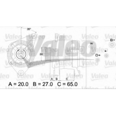 436465 VALEO Генератор