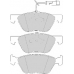 FD6653A NECTO Комплект тормозных колодок, дисковый тормоз