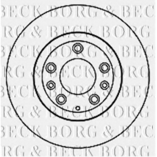 BBD4693 BORG & BECK Тормозной диск