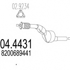 04.4431 MTS Катализатор