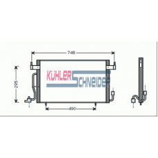 1523701 KUHLER SCHNEIDER Конденсатор, кондиционер