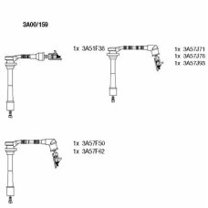 3A00/159 BREMI Комплект проводов зажигания