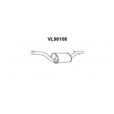 VL90108 VENEPORTE Глушитель выхлопных газов конечный