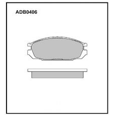 ADB0406 Allied Nippon Тормозные колодки