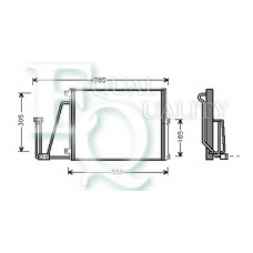 CO0161 EQUAL QUALITY Конденсатор, кондиционер