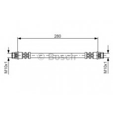 1 987 476 517 BOSCH Тормозной шланг