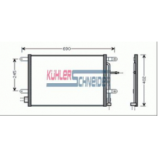 5020121 KUHLER SCHNEIDER Конденсатор, кондиционер