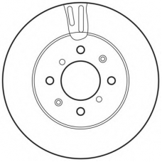 562754BC BENDIX Тормозной диск