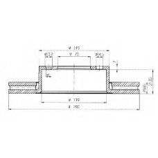 BDC3682 QUINTON HAZELL Тормозной диск