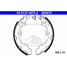 03.0137-0470.2 ATE Комплект тормозных колодок