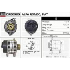 DRB0980 DELCO REMY Генератор