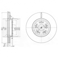 BG3616 DELPHI Тормозной диск
