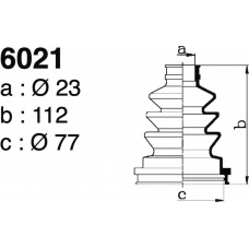 6021 DEPA Комплект пылника, приводной вал