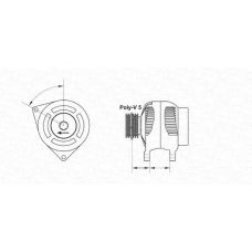 943346190010 MAGNETI MARELLI Генератор