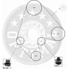 SK-1037 OPTIMAL Комплект ремня грм