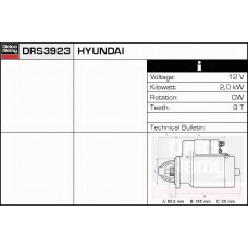 DRS3923N DELCO REMY Стартер