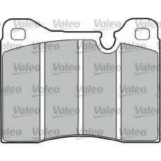 551435 VALEO Комплект тормозных колодок, дисковый тормоз